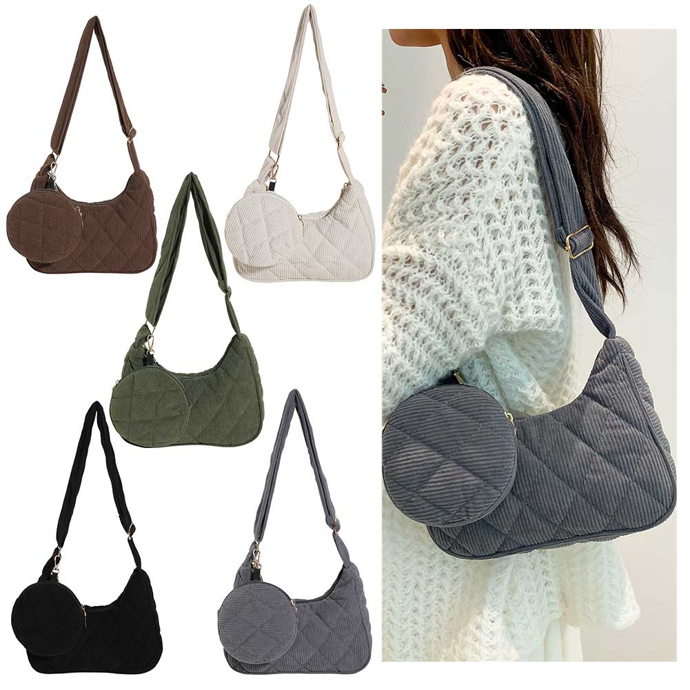 Women Corduroy Tote Handbag with Coin Purse Vintage Shoulder Bag Trendy Corduroy Tote Bag Soft Satchel Bag Fall Winter Purse
Women Corduroy Tote Handbag with Coin Purse Vintage Shoulder Bag Trendy Corduroy Tote Bag Soft Satchel Bag Fall Winter Purse
