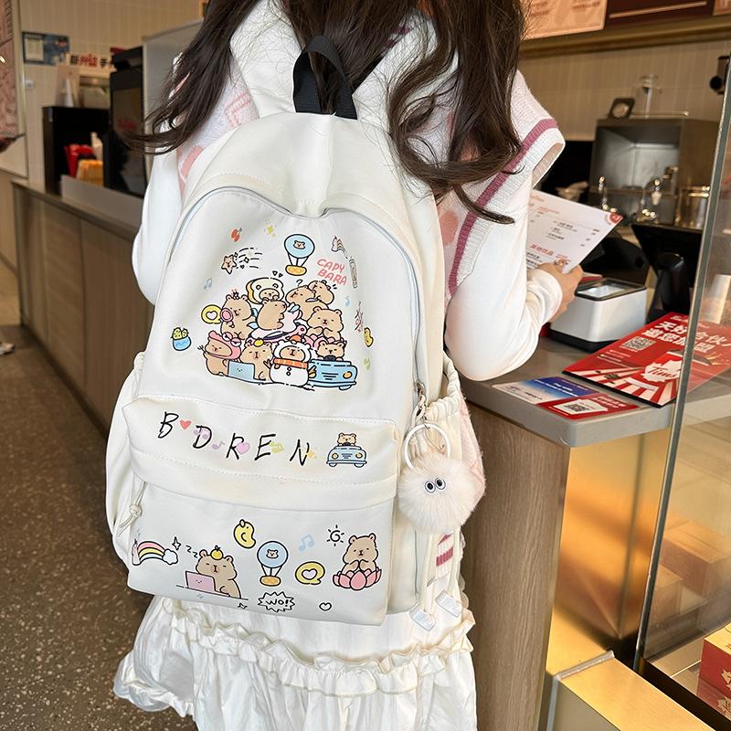High-value cute cartoon backpack junior high school versatile primary school schoolbag women s leisure travel lightweight backpack
High-value cute cartoon backpack junior high school versatile primary school schoolbag women s leisure travel lightweight backpack