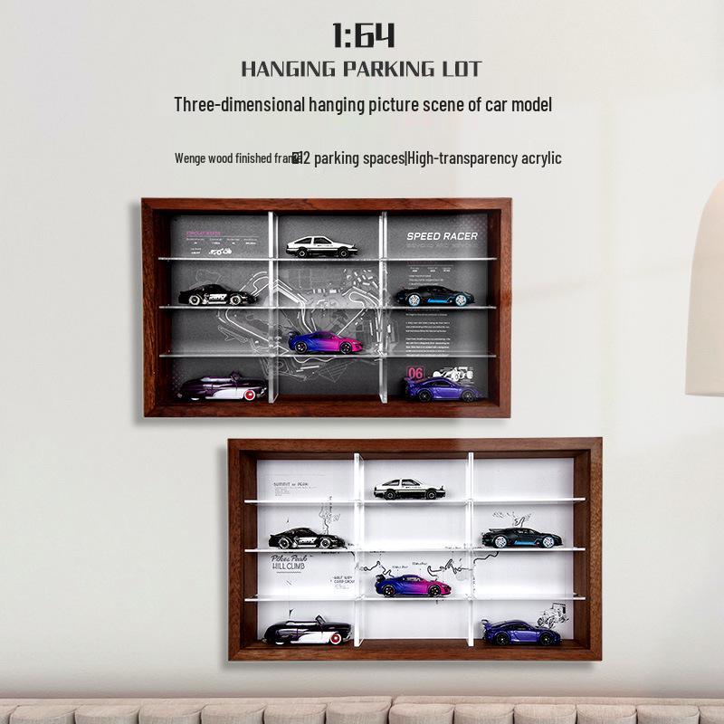 1:64 Scale Model Car Display & Storage Garage - Wall-Mounted Parking Lot Figurine Collection Box
1:64 Scale Model Car Display & Storage Garage - Wall-Mounted Parking Lot Figurine Collection Box