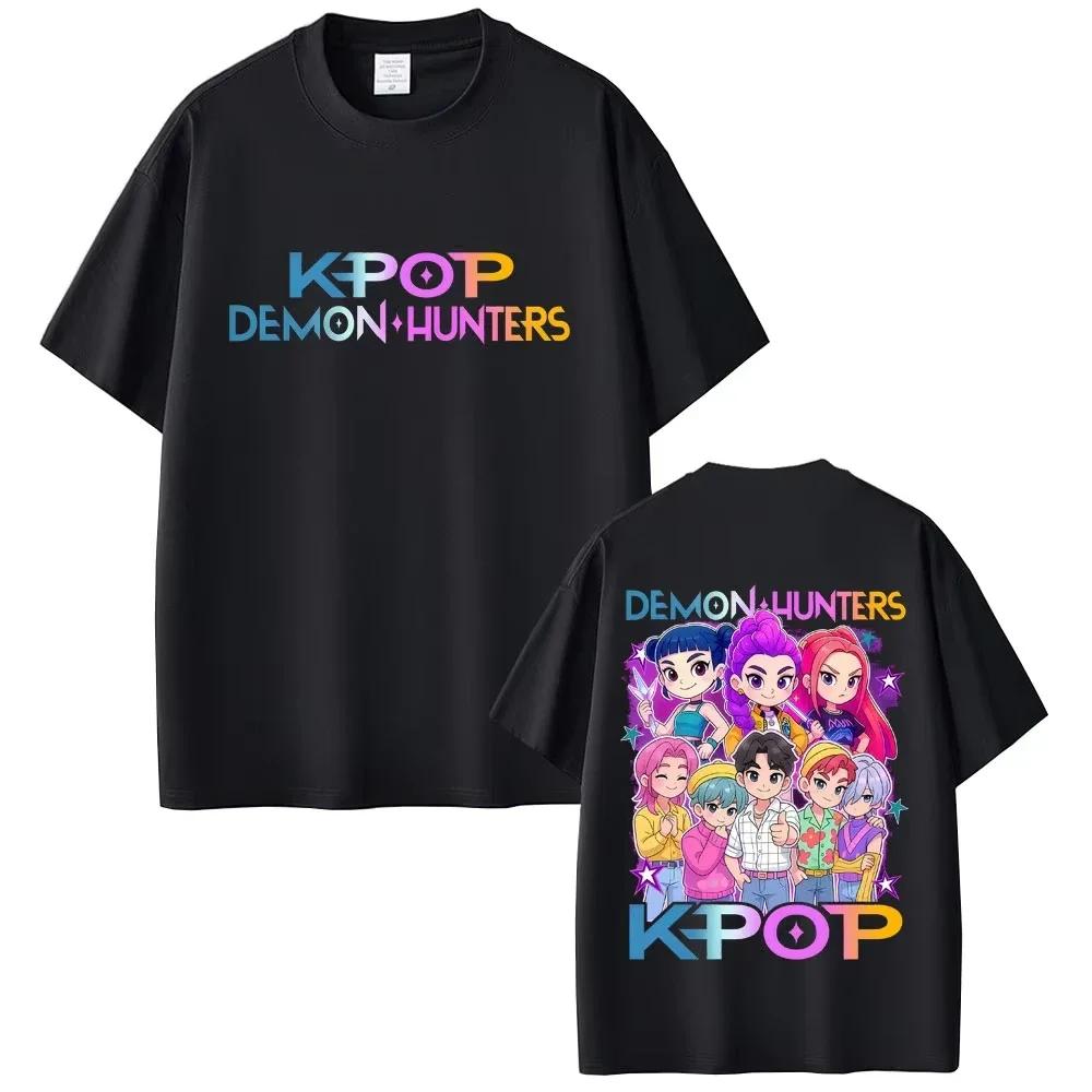 Movie KPop Demon Hunters Rumi Mira Zoey Saja Boys Derpy Tiger Double Sided Print T-shirts Men Women Fashion Casual Cotton 3XL
Movie KPop Demon Hunters Rumi Mira Zoey Saja Boys Derpy Tiger Double Sided Print T-shirts Men Women Fashion Casual Cotton 3XL