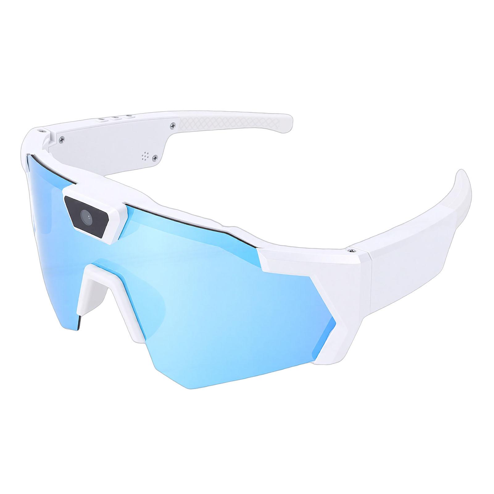 1080P HD Camera Glasses Video Recording Glasses WiFi Polarized Smart Sunglasses for Outdoor Sports Cycling Blue Lenses
1080P HD Camera Glasses Video Recording Glasses WiFi Polarized Smart Sunglasses for Outdoor Sports Cycling Blue Lenses