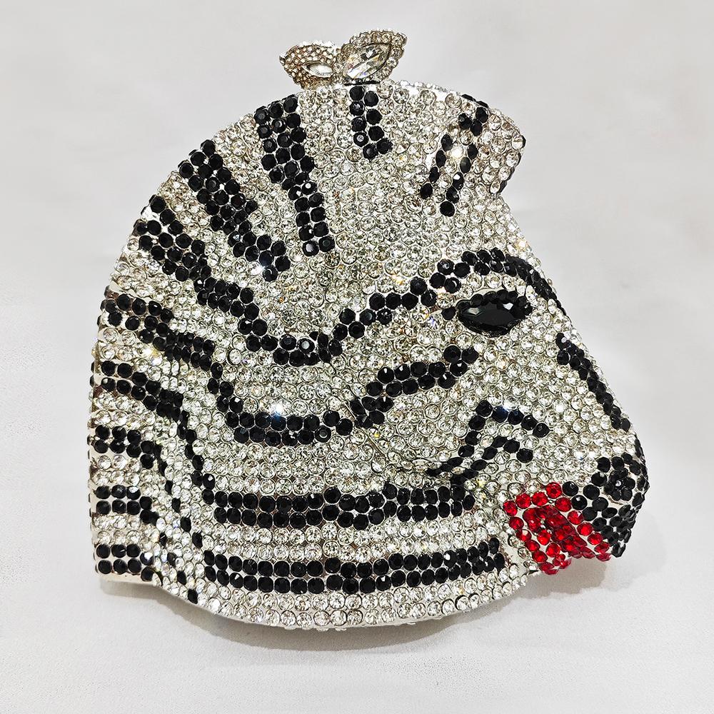 Horse Head Rhinestone Evening Bag Red Luxury Mouth Crystal Bling Dinner Handbags White /Black Diamond Women Banquet Clutches 13.5cmX13.5cmX7.5cm
Horse Head Rhinestone Evening Bag Red Luxury Mouth Crystal Bling Dinner Handbags White /Black Diamond Women Banquet Clutches 13.5cmX13.5cmX7.5cm