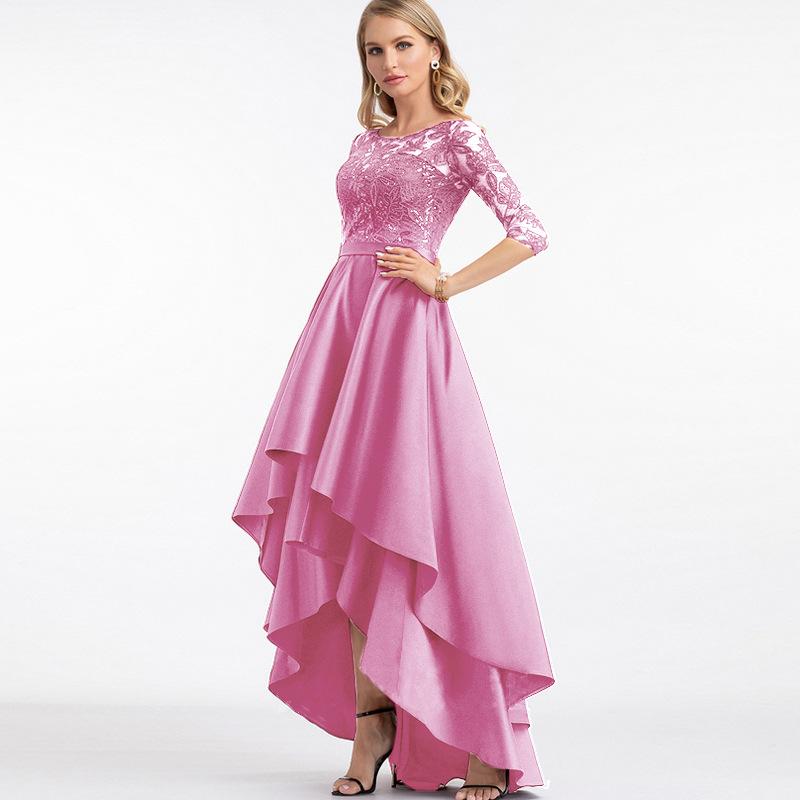 2025 весна и лето новая женская одежда, платье с круглым вырезом и рукавами средней длины, облегающее платье средней длины, однотонное 3XL розовый
2025 весна и лето новая женская одежда, платье с круглым вырезом и рукавами средней длины, облегающее платье средней длины, однотонное 3XL розовый