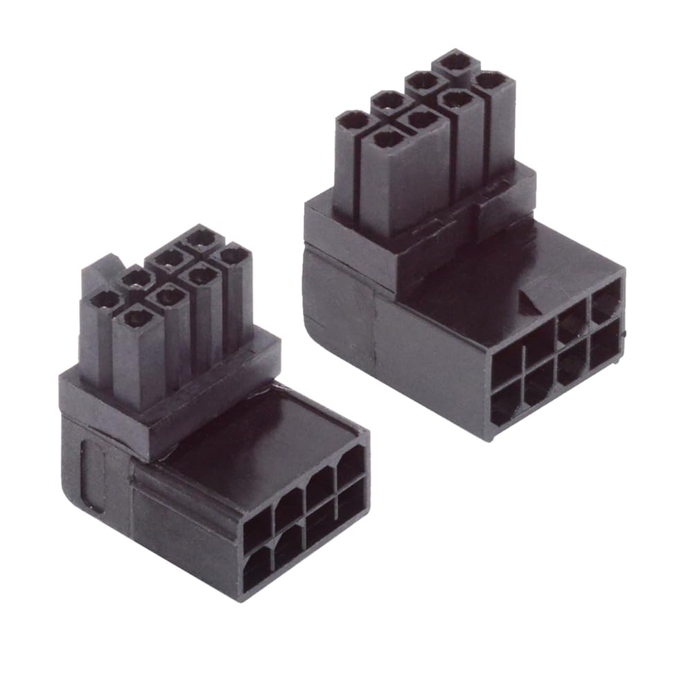 Cablecc 90 Degree Up and Down Angled ATX 8P Male to Female Power Header Adapter for GPU Graphics Card 2pcs/lot
Cablecc 90 Degree Up and Down Angled ATX 8P Male to Female Power Header Adapter for GPU Graphics Card 2pcs/lot