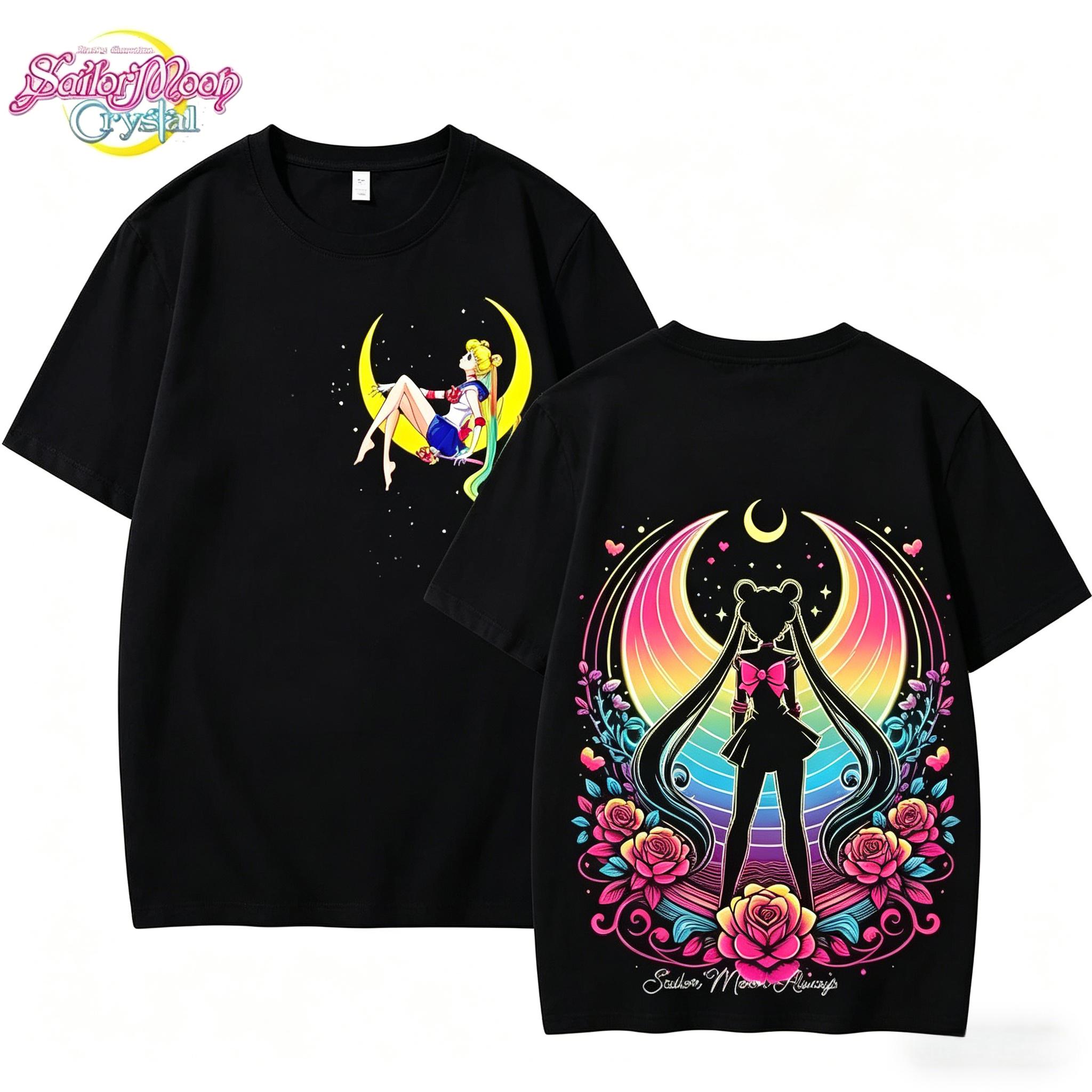 Summer 2026 Sailor Moon Moon Hare Doublesided Design Theme 100 Cotton Printed Loose Tshirt for Boys and Girls Y2k 4XL
Summer 2026 Sailor Moon Moon Hare Doublesided Design Theme 100 Cotton Printed Loose Tshirt for Boys and Girls Y2k 4XL
