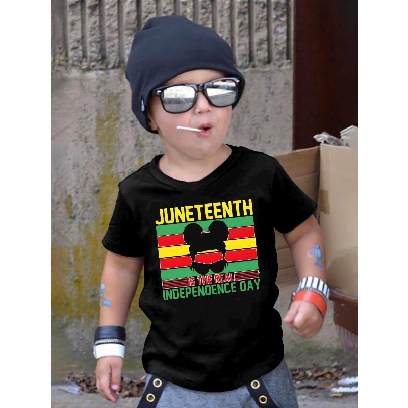 European Size Boys Round Neck Short Sleeved T Shirt with Junyi Festival Creative Design Print 98cm чёрный
European Size Boys Round Neck Short Sleeved T Shirt with Junyi Festival Creative Design Print 98cm чёрный