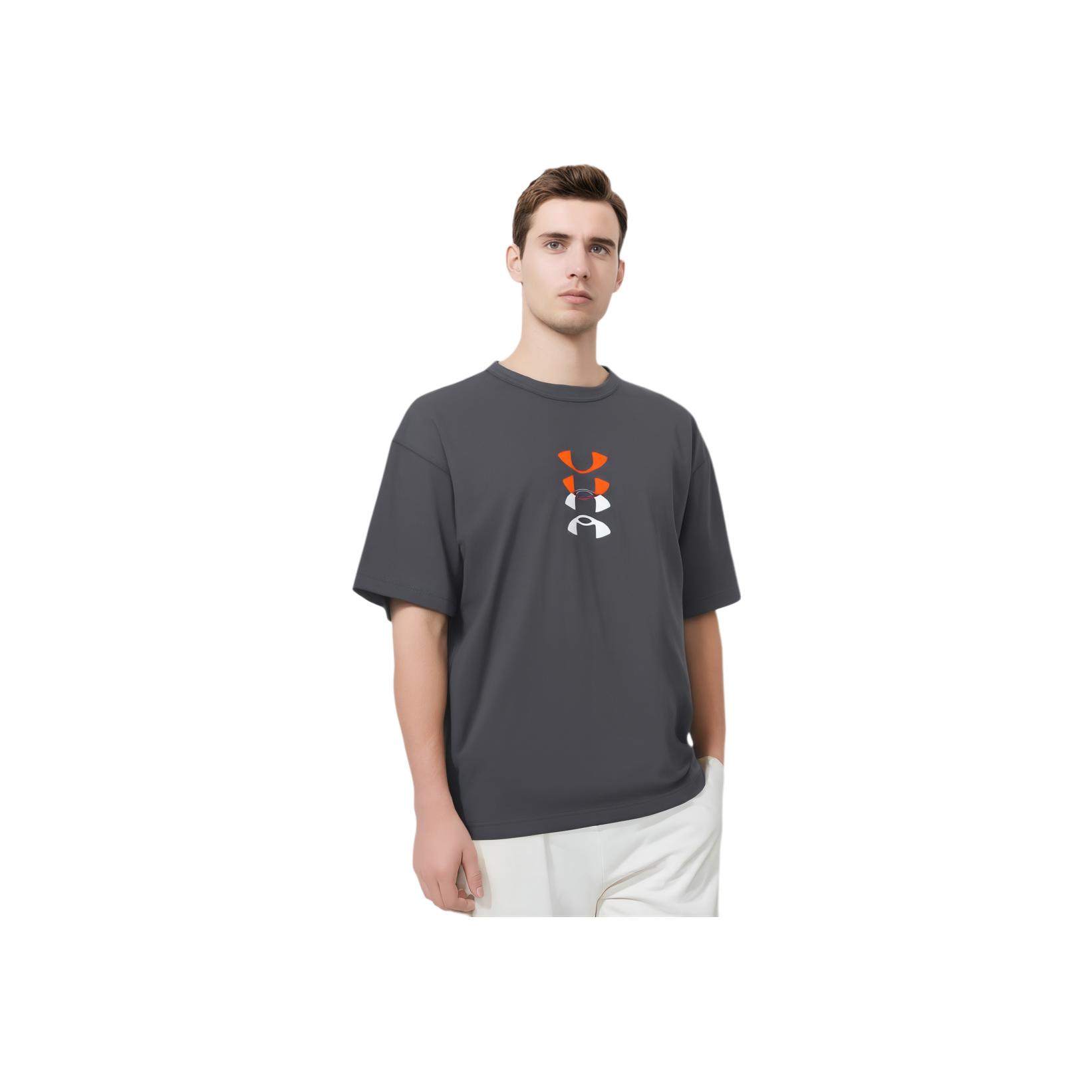 Under Armour UA Graphic Logo Sports Casual Crew Neck Short Sleeve T-Shirt Men T-Shirts Rhino-Gray 6007603-025 XXL
Under Armour UA Graphic Logo Sports Casual Crew Neck Short Sleeve T-Shirt Men T-Shirts Rhino-Gray 6007603-025 XXL
