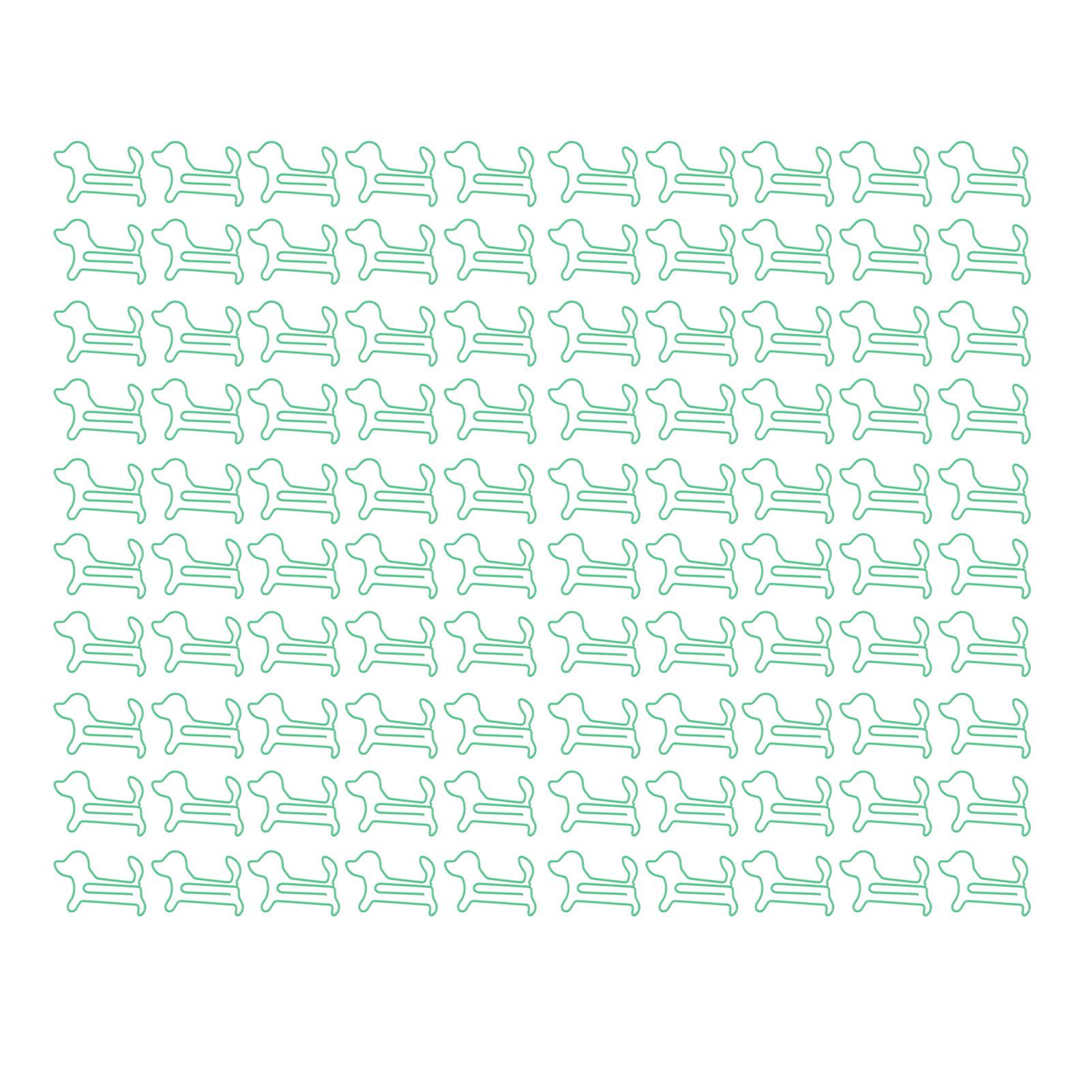 100 шт. скрепок в форме собаки, противоскользящие, изысканные, милые, для школы, офиса Green
100 шт. скрепок в форме собаки, противоскользящие, изысканные, милые, для школы, офиса Green