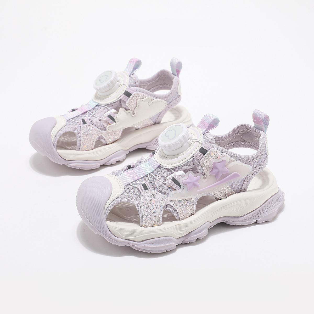Girls Sports Sandals Toes Capped Soft Sole Children Running Shoes Rotating Button 2025 Summer Kids Casual Shoes Non-slip Comfort 26 фиолетовый
Girls Sports Sandals Toes Capped Soft Sole Children Running Shoes Rotating Button 2025 Summer Kids Casual Shoes Non-slip Comfort 26 фиолетовый