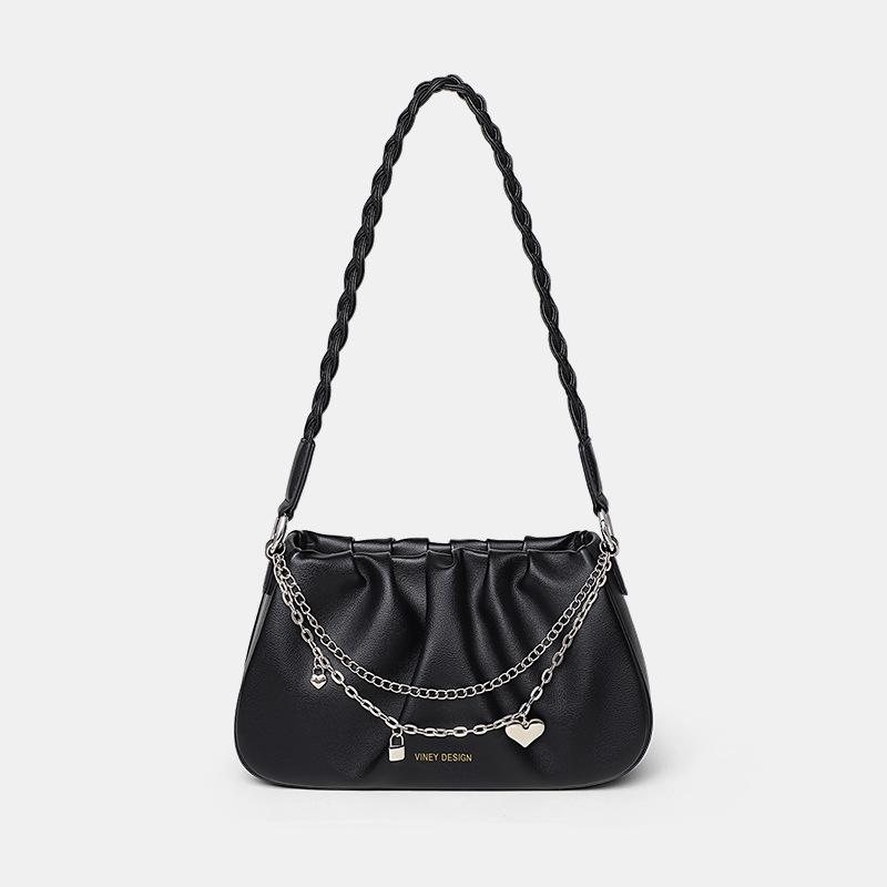 Dumpling Bag 2025 New Autumn Winter Crossbody Bag Fashion Versatile Single Shoulder Crescent Bag French Cloud Bag Handbag Black(Public Version)
Dumpling Bag 2025 New Autumn Winter Crossbody Bag Fashion Versatile Single Shoulder Crescent Bag French Cloud Bag Handbag Black(Public Version)