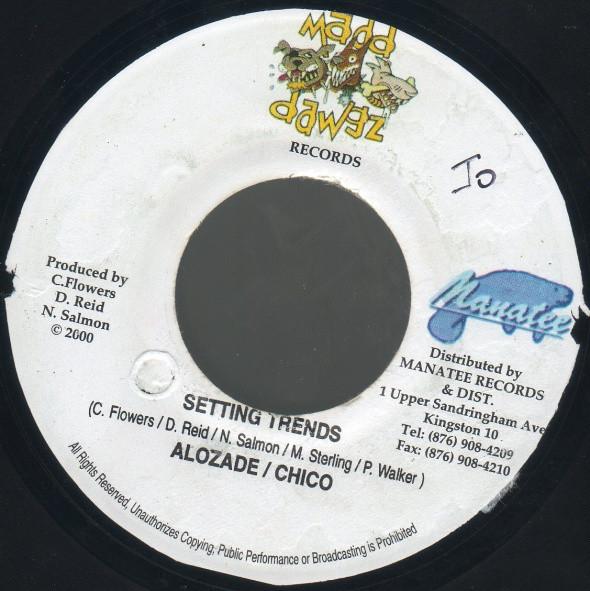 7inch Record ALOZADE / CHICO / MR. CHICKEN - Setting Friends / Talk Up NONE Madd Dawgz Reco 2000 Jamaica Reggae, Ska & Dub Used
7inch Record ALOZADE / CHICO / MR. CHICKEN - Setting Friends / Talk Up NONE Madd Dawgz Reco 2000 Jamaica Reggae, Ska & Dub Used