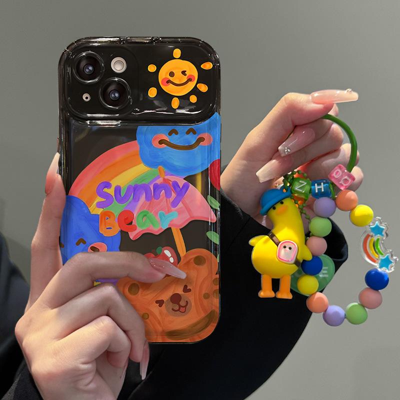 Graffiti Bear Rainbow Duck Pendant Applicable To Apple 16promax Mobile Case 15 Flip Mirror 14 Silicone 13 Cute Redmi Note 9 Pro
Graffiti Bear Rainbow Duck Pendant Applicable To Apple 16promax Mobile Case 15 Flip Mirror 14 Silicone 13 Cute Redmi Note 9 Pro
