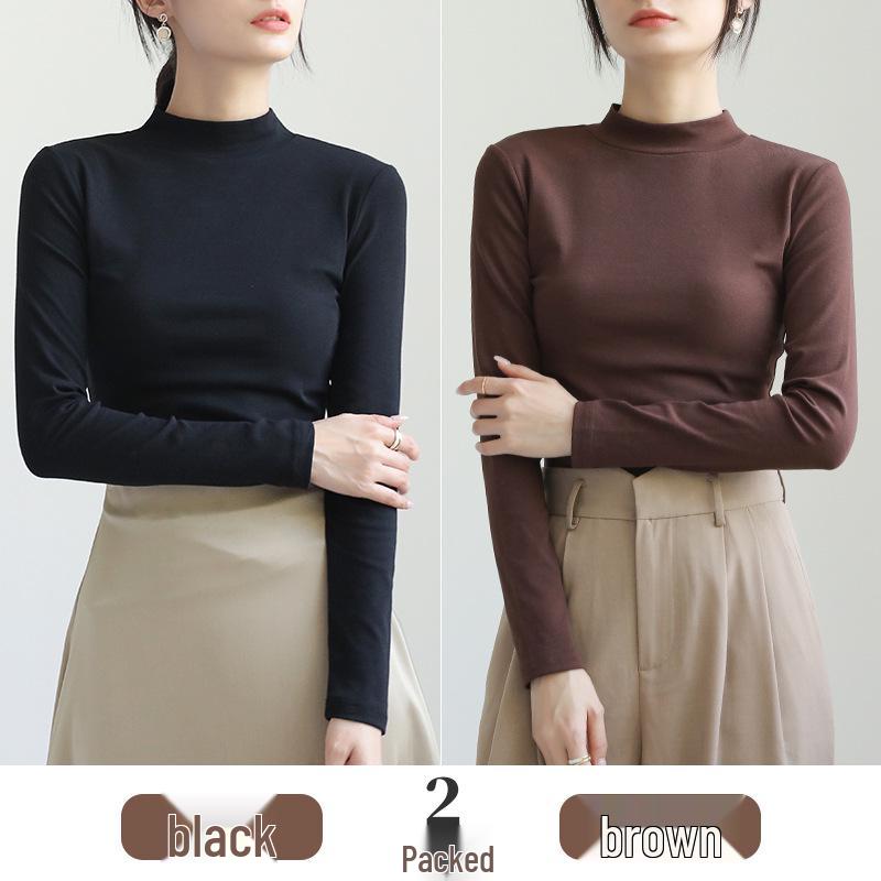 Women s Slim Fit Long-Sleeve Semi-High Collar White Base Layer Top for Spring and Autumn. L 100-110 lbs
Women s Slim Fit Long-Sleeve Semi-High Collar White Base Layer Top for Spring and Autumn. L 100-110 lbs