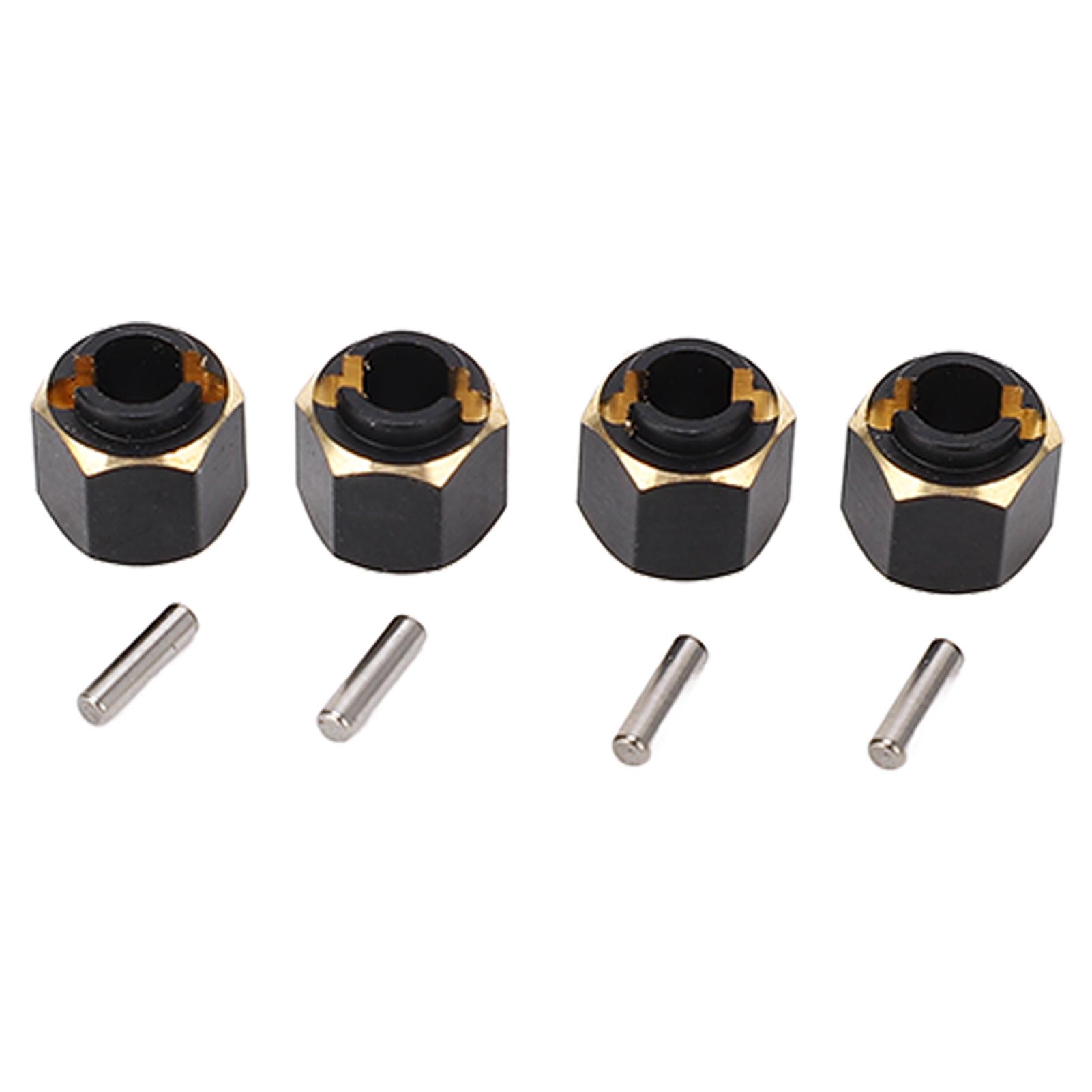 4PCS RC Hexagonal Hub Adapter Brass Conversion Adapter for Traxxas TRX4M 1 18 Mini Climbing Car Black Gold Color
4PCS RC Hexagonal Hub Adapter Brass Conversion Adapter for Traxxas TRX4M 1 18 Mini Climbing Car Black Gold Color
