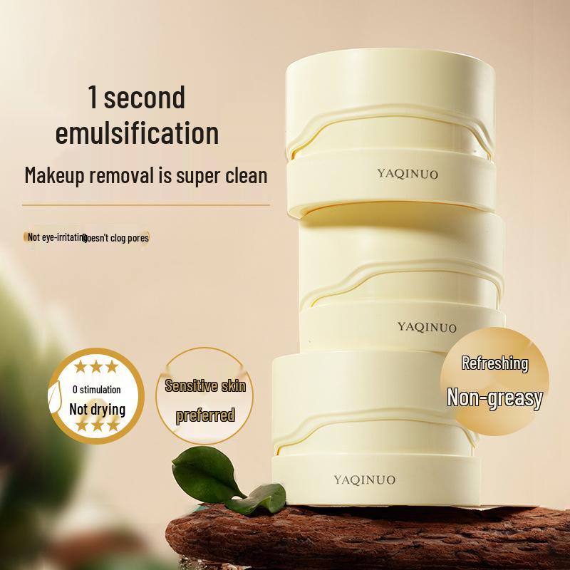 Yaqinuo Gentle Makeup Remover Balm for Sensitive Skin - Deep Cleansing for Eyes, Lips, and Face
Yaqinuo Gentle Makeup Remover Balm for Sensitive Skin - Deep Cleansing for Eyes, Lips, and Face
