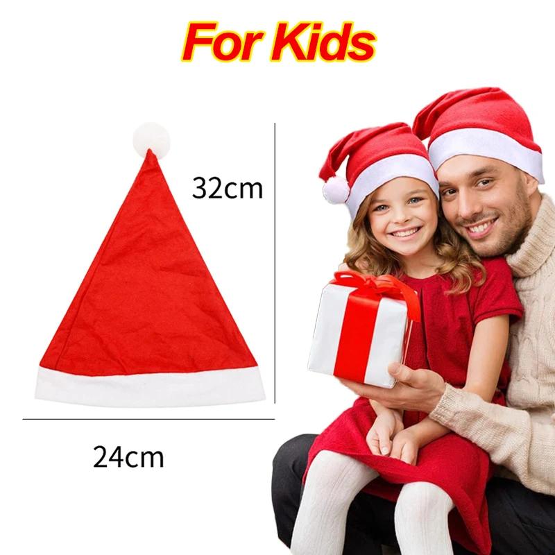 Красные рождественские шапки для взрослых и детей из нетканого материала Санта-Клаус рождественские шапки кепка Веселого Рождества Нового года фестиваль украшения для вечеринки 1PCS
Красные рождественские шапки для взрослых и детей из нетканого материала Санта-Клаус рождественские шапки кепка Веселого Рождества Нового года фестиваль украшения для вечеринки 1PCS
