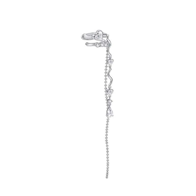 1pcs INS Y2k Heart Ear Cuff For Womene Elegant Fashion Silver Color Non Piercing Ear Chain Layering Jewelry Birthday Gift
1pcs INS Y2k Heart Ear Cuff For Womene Elegant Fashion Silver Color Non Piercing Ear Chain Layering Jewelry Birthday Gift