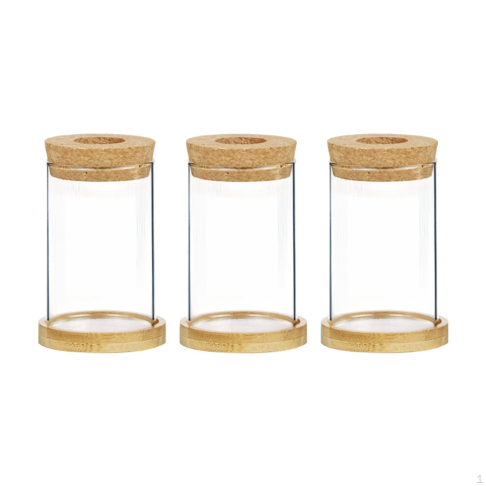 3 Glass Containers for Plant Growth And Propagation Setup темно-коричневого кольору
3 Glass Containers for Plant Growth And Propagation Setup темно-коричневого кольору