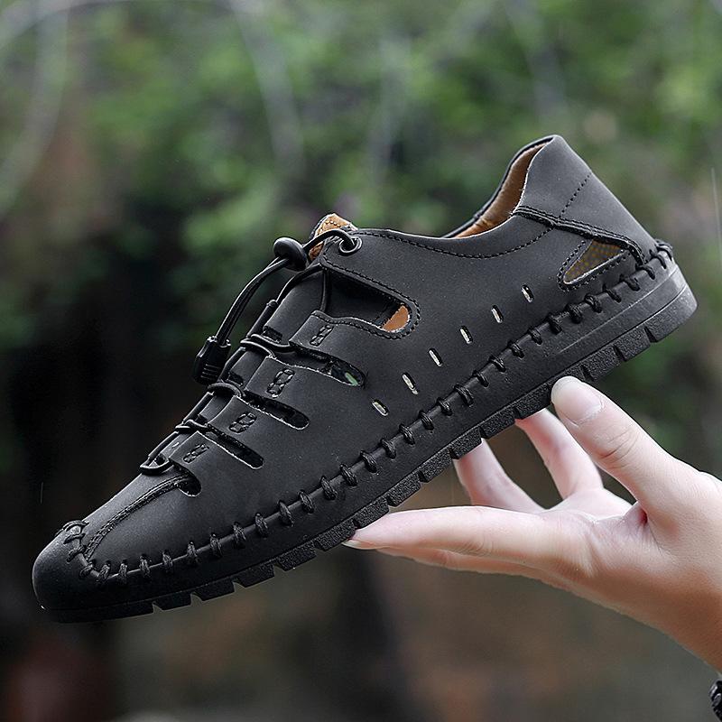 Мужские сандалии, дышащая сумка, обувь с отверстием для головы, мужская корейская версия, трендовая повседневная нескользящая пляжная обувь для мужчин 45 чёрный
Мужские сандалии, дышащая сумка, обувь с отверстием для головы, мужская корейская версия, трендовая повседневная нескользящая пляжная обувь для мужчин 45 чёрный