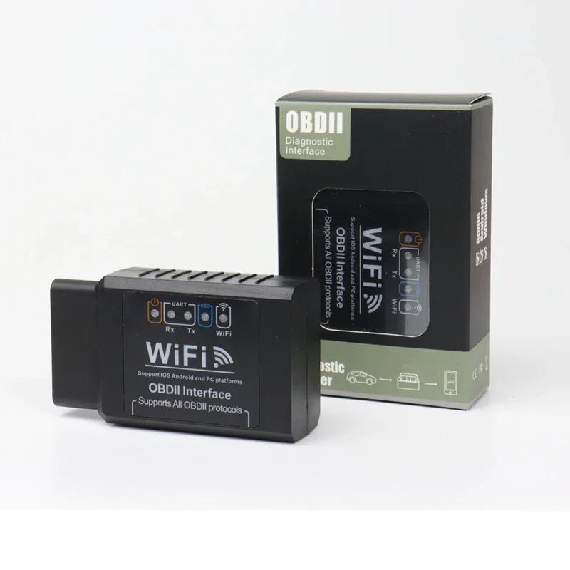 WiFi ELM327 OBD2 Сканер кодов V1.5 Инструменты для диагностики автомобиля Детектор неисправностей двигателя для Android/IOS/ПК 16-контактный разъем
WiFi ELM327 OBD2 Сканер кодов V1.5 Инструменты для диагностики автомобиля Детектор неисправностей двигателя для Android/IOS/ПК 16-контактный разъем