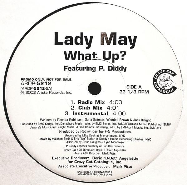 12inch Record LADY MAY - What Up / Word On The Street ARDP5212 Arista, Crazy C 2002 US Rap & Hip-Hop/R&B Used
12inch Record LADY MAY - What Up / Word On The Street ARDP5212 Arista, Crazy C 2002 US Rap & Hip-Hop/R&B Used
