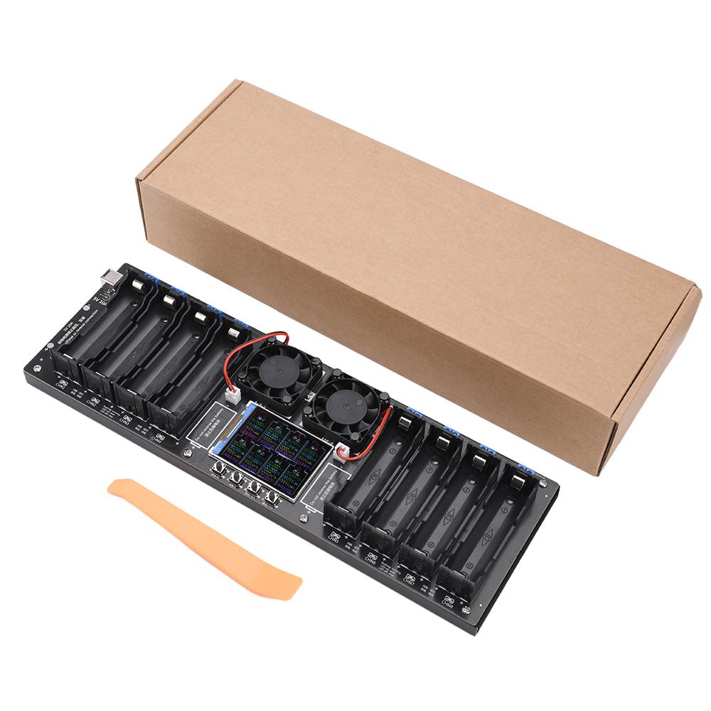 8-Channel 18650 Lithium Battery Capacity Tester Module MAh MWh Digital Battery Power Detector Module 18650 Battery Tester Type-C
8-Channel 18650 Lithium Battery Capacity Tester Module MAh MWh Digital Battery Power Detector Module 18650 Battery Tester Type-C