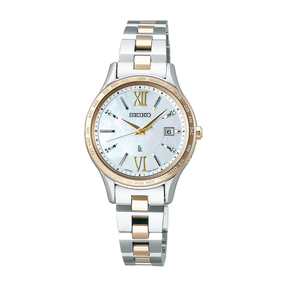 Seiko Watch Lucia Standard Collection Round Solar Radio-Controlled Watch SSVV084 Women s Silver + Lady Gold
Seiko Watch Lucia Standard Collection Round Solar Radio-Controlled Watch SSVV084 Women s Silver + Lady Gold
