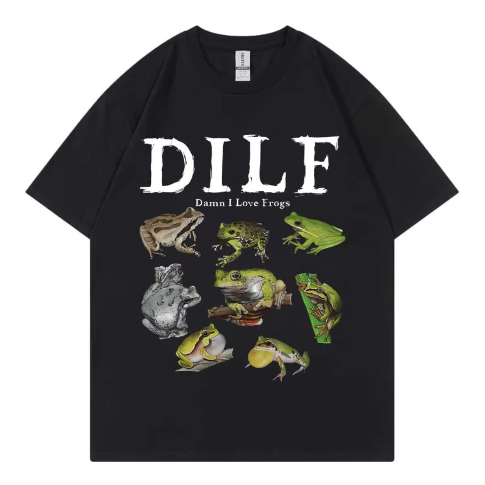 Dilf Damn I Love Frogs Graphic T Shirts Mens Womens Fashion Short Sleeve Tshirts Vintage Oversized Street Clothing Tshirts L
Dilf Damn I Love Frogs Graphic T Shirts Mens Womens Fashion Short Sleeve Tshirts Vintage Oversized Street Clothing Tshirts L