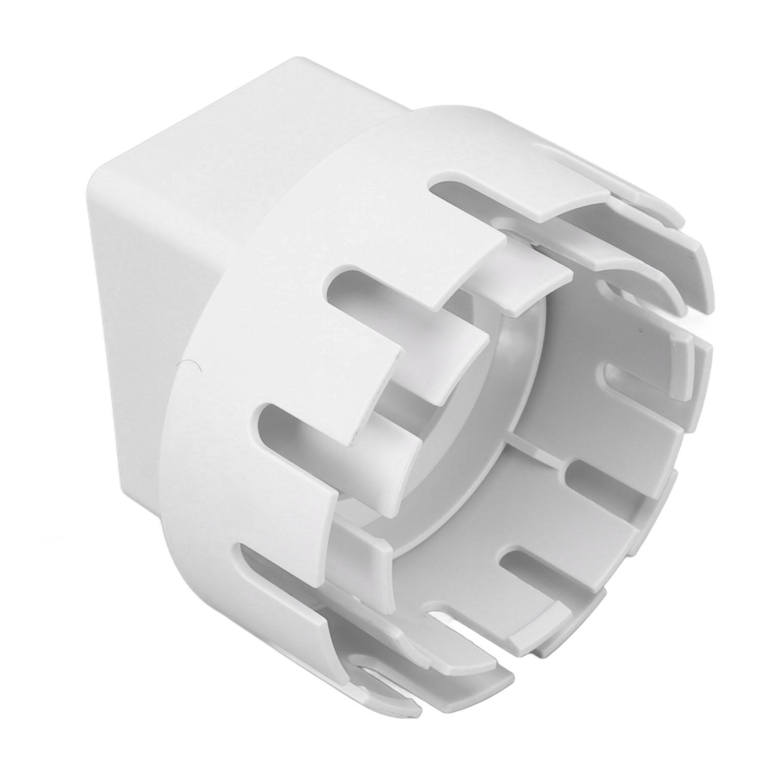 Downspout Adapter Plastic Drain Adapter Replacement Downpipe Converter Connector with Screws White L 3x4in
Downspout Adapter Plastic Drain Adapter Replacement Downpipe Converter Connector with Screws White L 3x4in