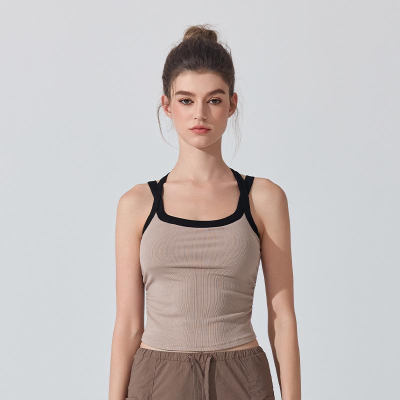 New Halter Cross-Strap Crop Top: Short, Sexy, Sweet, and Spicy for Outer or Inner Wear, Perfect as a Base Layer, Beautiful Back, Yoga, and Sports Bra. Large
New Halter Cross-Strap Crop Top: Short, Sexy, Sweet, and Spicy for Outer or Inner Wear, Perfect as a Base Layer, Beautiful Back, Yoga, and Sports Bra. Large