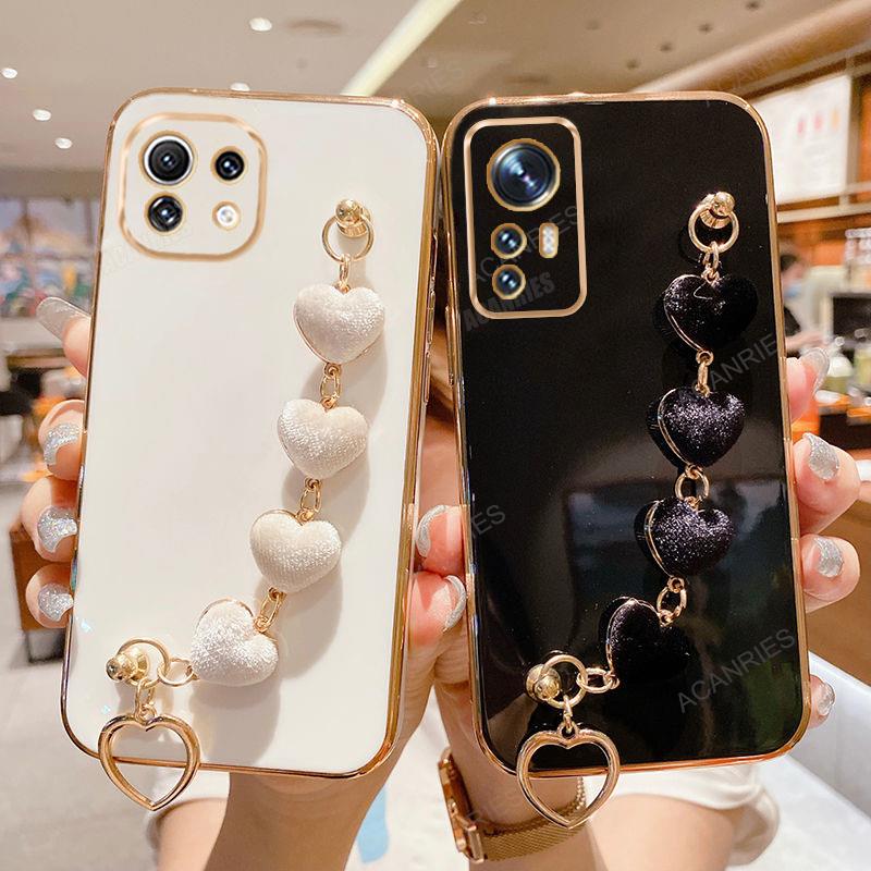 Чехол-браслет Mi12t Love Heart для Xiaomi Mi 12 Lite 12s Ultra 12t Pro 12x Mi12 T Mi12s, роскошный силиконовый чехол с цепочкой
Чехол-браслет Mi12t Love Heart для Xiaomi Mi 12 Lite 12s Ultra 12t Pro 12x Mi12 T Mi12s, роскошный силиконовый чехол с цепочкой