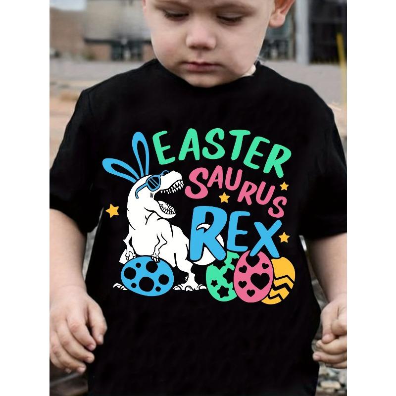 European sizes Easter T-Shirt - Boy Dinosaur Print with Bunny Ears - Trendy And Stylish 98cm чёрный
European sizes Easter T-Shirt - Boy Dinosaur Print with Bunny Ears - Trendy And Stylish 98cm чёрный