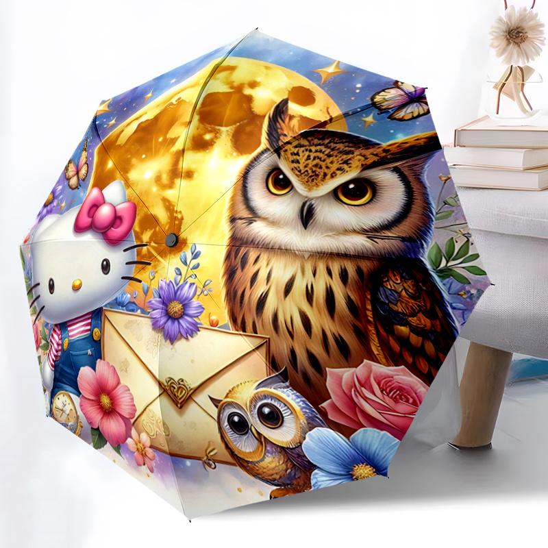 1pc Hello Kitty Owl Envelope Bouquet: Automatic Opening Umbrella with Foldable Design, Iron Frame, Outdoor Use, Festival Gift for Fans, Travelers, Dai
1pc Hello Kitty Owl Envelope Bouquet: Automatic Opening Umbrella with Foldable Design, Iron Frame, Outdoor Use, Festival Gift for Fans, Travelers, Dai
