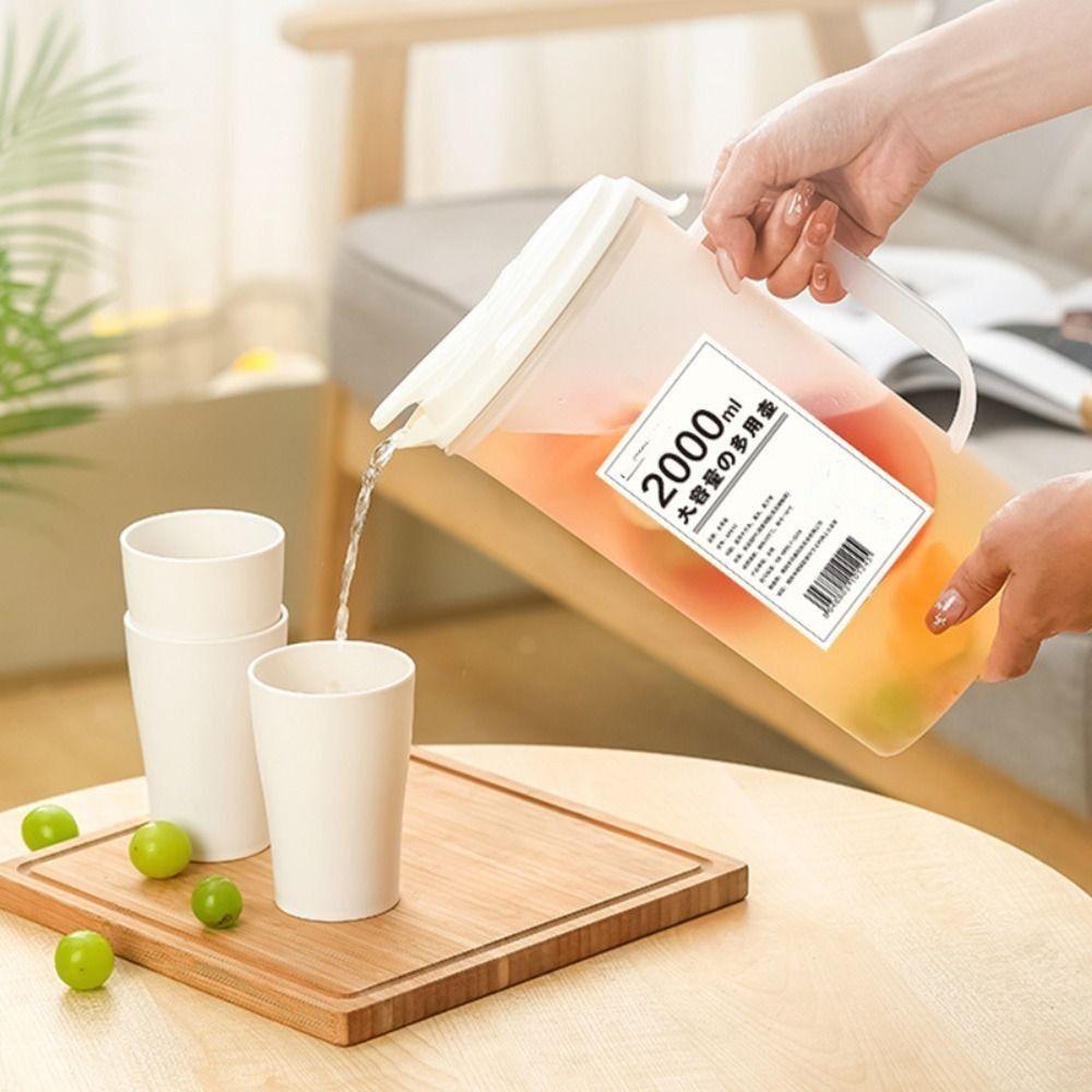 1.6L/2L Cold Water Pot Transparent Beverage Dispenser Water Jug Kitchen Refrigerator L
1.6L/2L Cold Water Pot Transparent Beverage Dispenser Water Jug Kitchen Refrigerator L