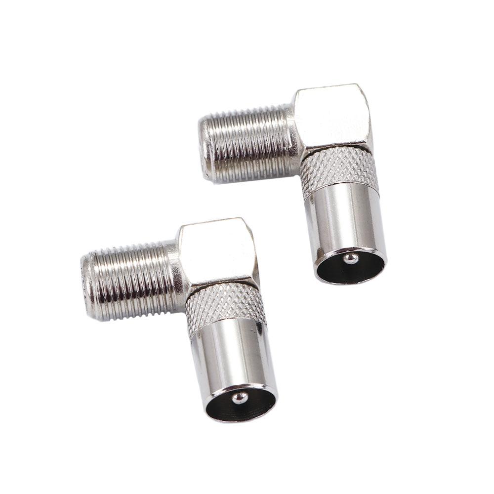 2PCS Right Socket Accessories Aerial 90 Degree copper Zinc Zinc Alloy Cable Connector RF Coaxial Angled Plug
2PCS Right Socket Accessories Aerial 90 Degree copper Zinc Zinc Alloy Cable Connector RF Coaxial Angled Plug