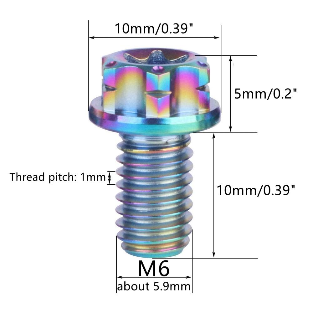 Decorative Screws GR5 Titanium Alloy Titanium Alloy Screws M6 10/15/20/25/30mm Titanium Bolt Torx Screws
Decorative Screws GR5 Titanium Alloy Titanium Alloy Screws M6 10/15/20/25/30mm Titanium Bolt Torx Screws