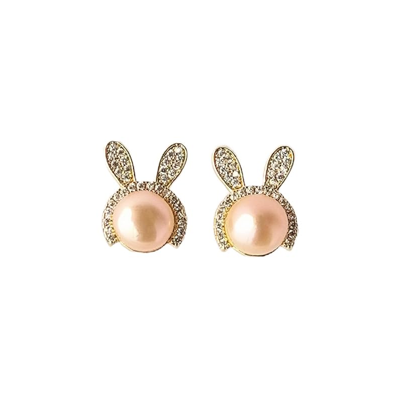 KIKIMOLO natural freshwater pearl earrings 925 silver pearl earrings vinegar earrings ladies Popularity Compatible with metal allergies (Golden rabbit
KIKIMOLO natural freshwater pearl earrings 925 silver pearl earrings vinegar earrings ladies Popularity Compatible with metal allergies (Golden rabbit