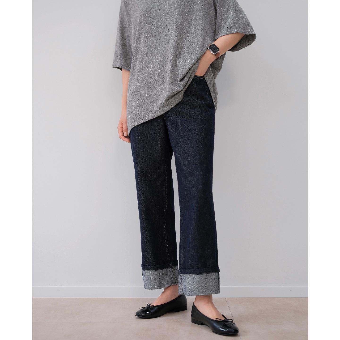 Hemp Tencel Reactive Dye Straight Leg Crop Jeans Large темно-синий
Hemp Tencel Reactive Dye Straight Leg Crop Jeans Large темно-синий
