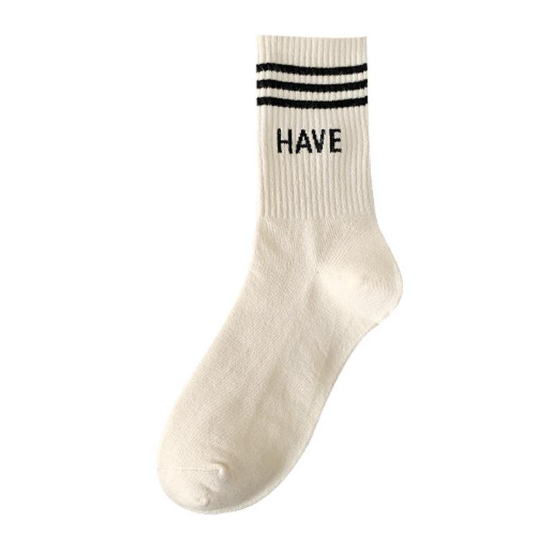 White Socks Women S Cotton Socks Medium Tube Socks Two Bars Versatile Trendy Personality Stockings Women One Size
White Socks Women S Cotton Socks Medium Tube Socks Two Bars Versatile Trendy Personality Stockings Women One Size