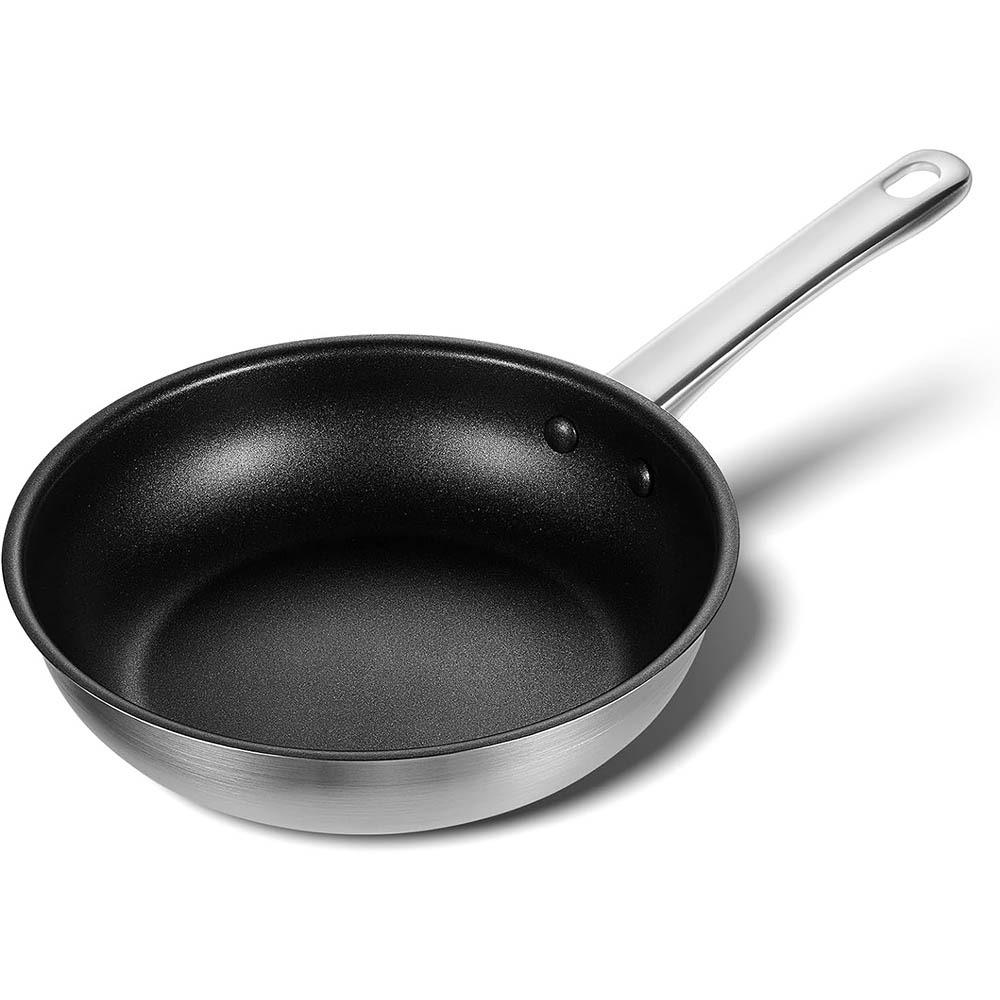CSK Stainless Steel Pan 12 Inch Non-toxic Frying Pan with Nonstick Coating Steel Skillet Induction Compatible Oven Safe
CSK Stainless Steel Pan 12 Inch Non-toxic Frying Pan with Nonstick Coating Steel Skillet Induction Compatible Oven Safe