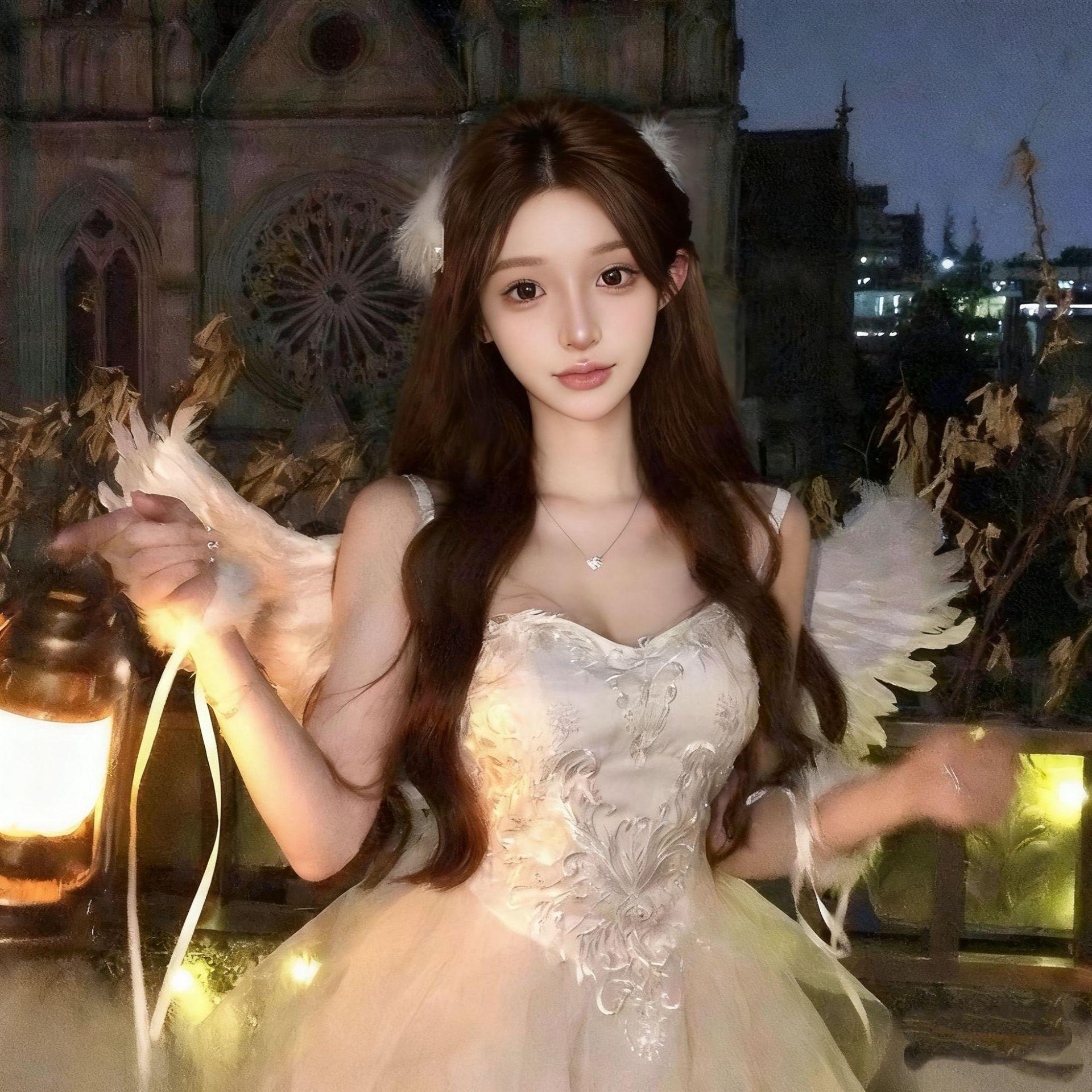White angel wings feather co suit female halloween christmas elf costume decoration wear headdress props
White angel wings feather co suit female halloween christmas elf costume decoration wear headdress props