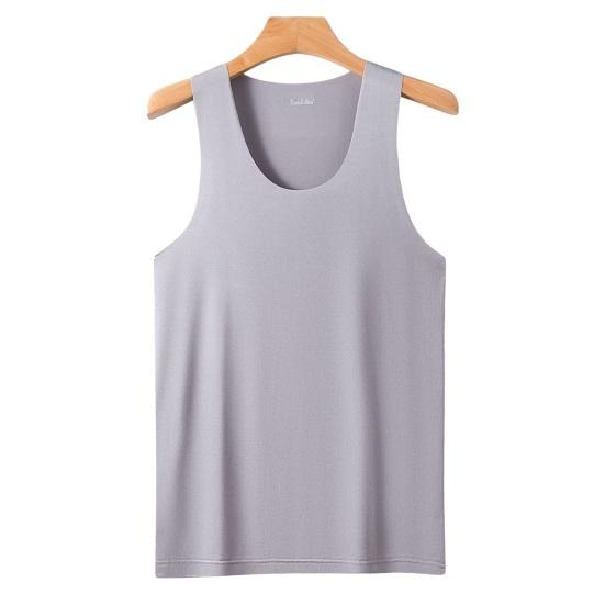O-neck Sleeveless Men Vest Thin Elastic Moisture Wicking Quick Drying Solid Color Ice Silk Seamless Tops Sportwear 5XL
O-neck Sleeveless Men Vest Thin Elastic Moisture Wicking Quick Drying Solid Color Ice Silk Seamless Tops Sportwear 5XL