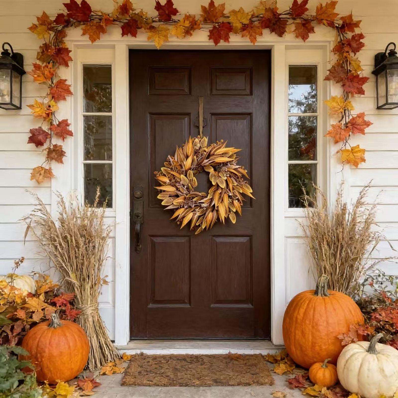 Thanksgiving Pumpkin And Leaf Garland One Size
Thanksgiving Pumpkin And Leaf Garland One Size