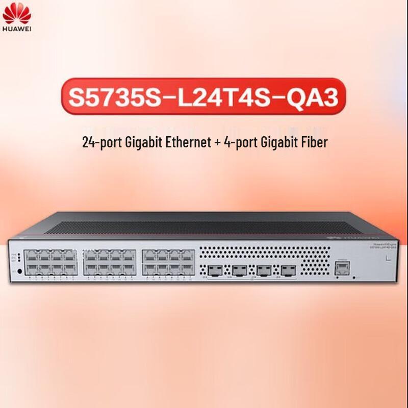 Huawei S5735S-L24T4S-QA3 Enterprise Managed Gigabit Switch
Huawei S5735S-L24T4S-QA3 Enterprise Managed Gigabit Switch