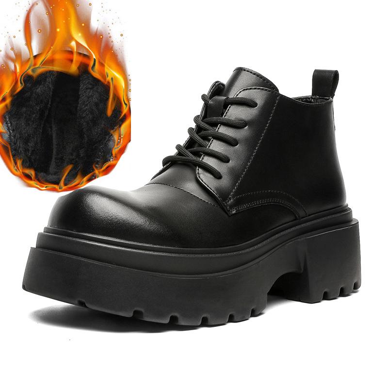 Мужские ботинки новые ботинки Martin среднего размера в британском стиле на толстой подошве рабочие ботинки повышают тренд высокие дерби 18955-J 46
Мужские ботинки новые ботинки Martin среднего размера в британском стиле на толстой подошве рабочие ботинки повышают тренд высокие дерби 18955-J 46