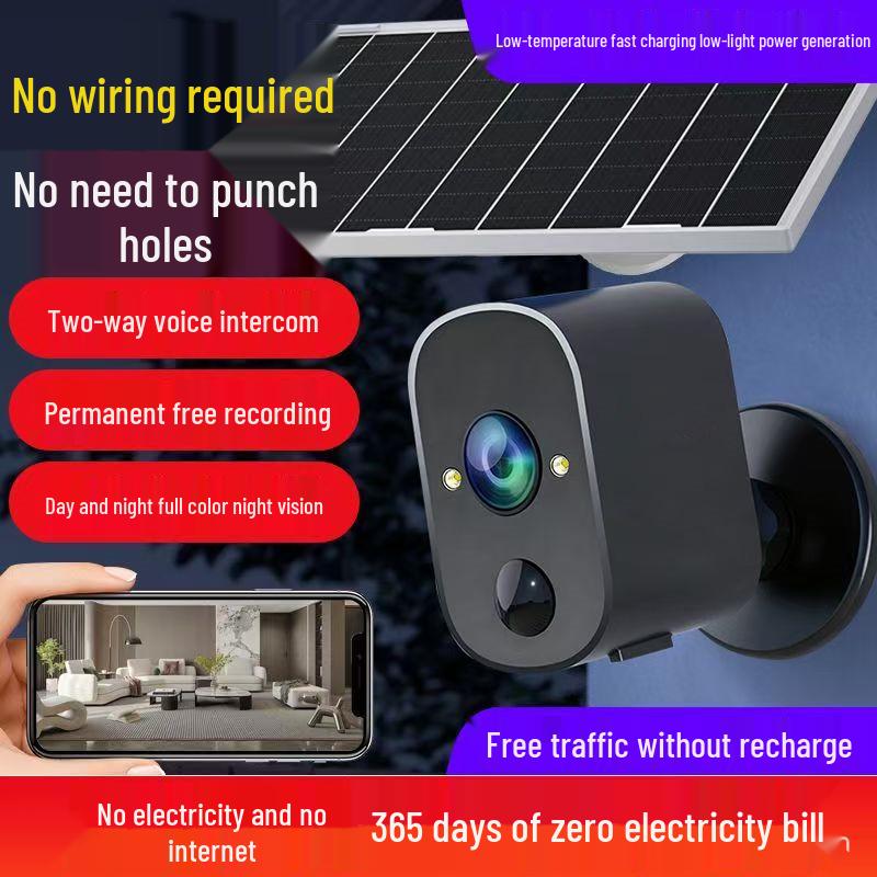 Eco-Friendly Wireless HD Solar Camera with Two-Way Talk WIFI-3400K HD
Eco-Friendly Wireless HD Solar Camera with Two-Way Talk WIFI-3400K HD