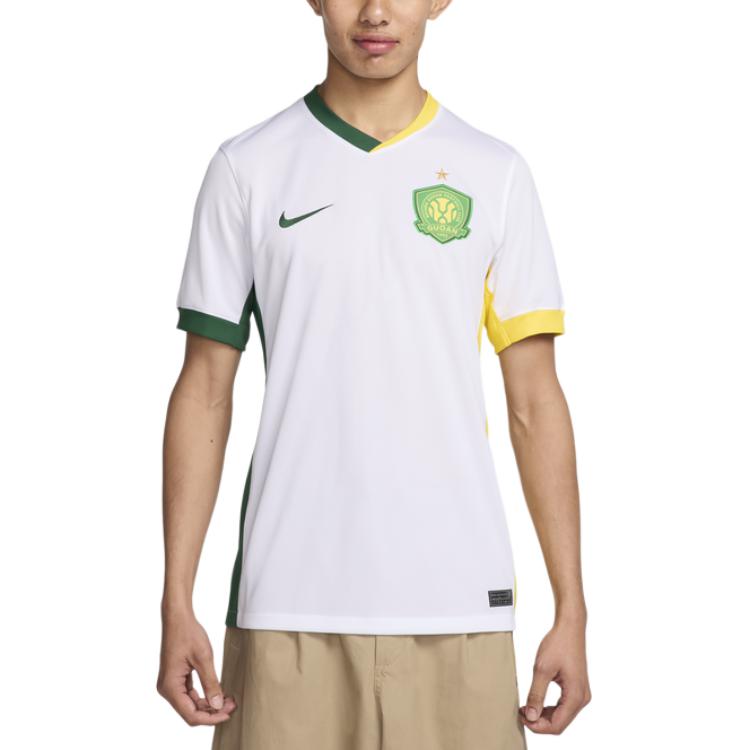 Nike Dri-Fit Fashion Versatile Skin-Friendly Quick-Dry Short Sleeve Soccer Shirt Men tops White Canyon-Green Travel-Yellow HM6155-100 XL
Nike Dri-Fit Fashion Versatile Skin-Friendly Quick-Dry Short Sleeve Soccer Shirt Men tops White Canyon-Green Travel-Yellow HM6155-100 XL