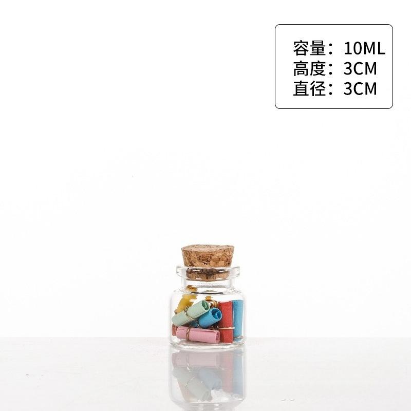 Multi Specification Household Cork Stopper Subpackage Bottle 30mm Diameter Transparent Glass Vial Creative DIY Decoration Tools 20pcs
Multi Specification Household Cork Stopper Subpackage Bottle 30mm Diameter Transparent Glass Vial Creative DIY Decoration Tools 20pcs