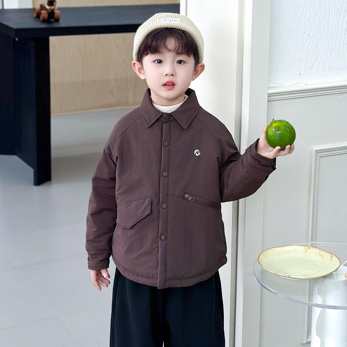 Boys 2025 Fashionable Padded Winter Jacket - Stylish, Thickened Cotton Coat for Autumn/Winter 120 cm кавовий
Boys 2025 Fashionable Padded Winter Jacket - Stylish, Thickened Cotton Coat for Autumn/Winter 120 cm кавовий
