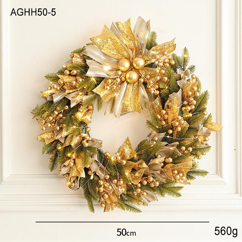 Wreath Christmas With Led Fairy Light Door Hanging Garland Pine For Home Decorations Xmas Party Supplies Happy New Year 40cm
Wreath Christmas With Led Fairy Light Door Hanging Garland Pine For Home Decorations Xmas Party Supplies Happy New Year 40cm
